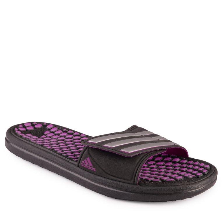 Шльопанці Adidas Q22941 Calissage 2 W - чорно/фіолетові