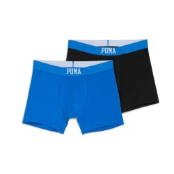 Боксери Puma Embossed Logo Boxers 2 Pack M - чорно/сині