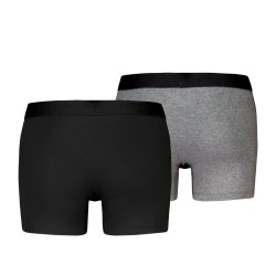 Боксерки Puma Embossed Logo Boxers 2 Pack M - чорно/сірі