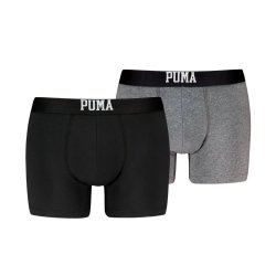 Боксерки Puma Embossed Logo Boxers 2 Pack M - чорно/сірі