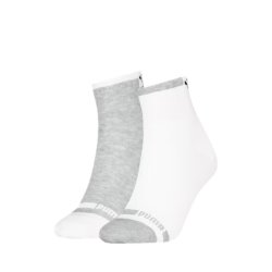 Шкарпетки Puma Heritage Toe Quarter 2 Pack W - сіро/білі