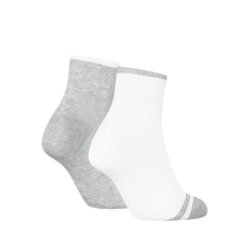 Шкарпетки Puma Heritage Toe Quarter 2 Pack W - сіро/білі