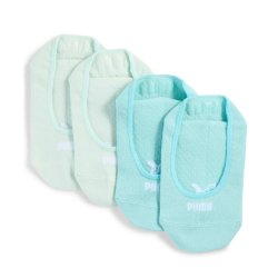 Шкарпетки Puma Mesh Footie 2 Pack W - зелено/сині