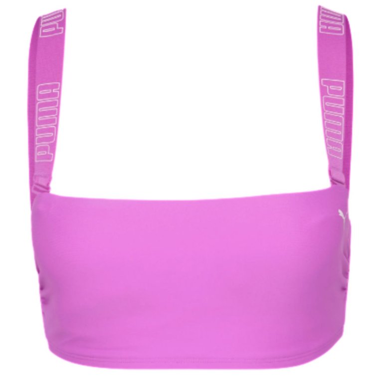 Plavky Puma Bandeau Top W - růžová