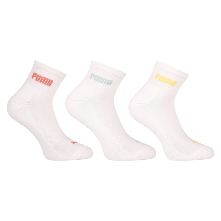 Шкарпетки Puma New Generation Cushioned Qua 3 pack - білі