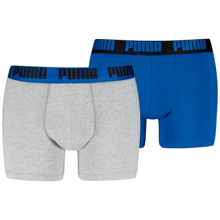 Боксерки Puma Everyday Basic Boxer 2 Pack M - синьо/сірі