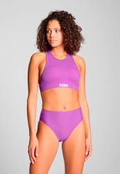 Plavky Puma High Waist Brief W - fialová