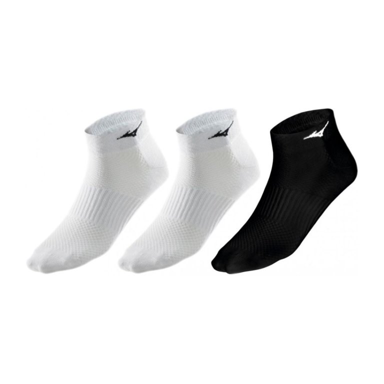 Шкарпетки Mizuno Training Mid 3 Pack - біло/чорні