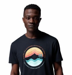 Футболка Columbia Path Lake™ Graphic Tee II - чорна