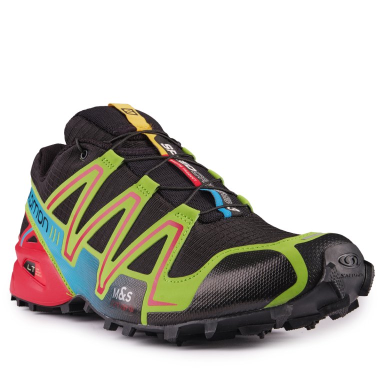 Obuv Salomon Speedcross 3 M - černá/zelená/červená/modrá
