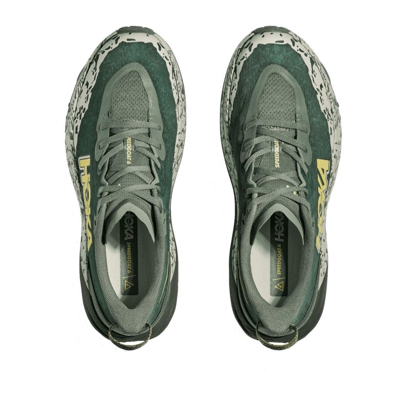 Кросівки Hoka Speedgoat 6 M - зелено/жовті
