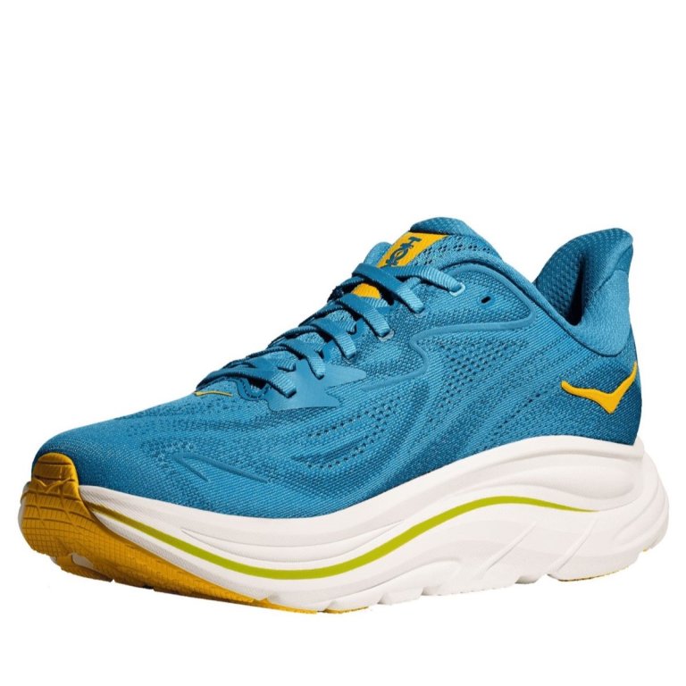 Кросівки Hoka Clifton 10 M - синьо/жовто