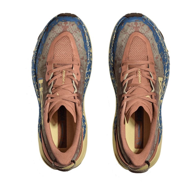 Кросівки Hoka Speedgoat 6 M - синьо/помаранчеві