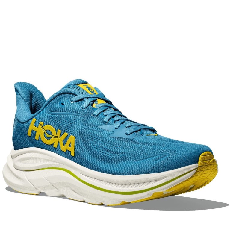 Кросівки Hoka Clifton 10 M - синьо/жовто