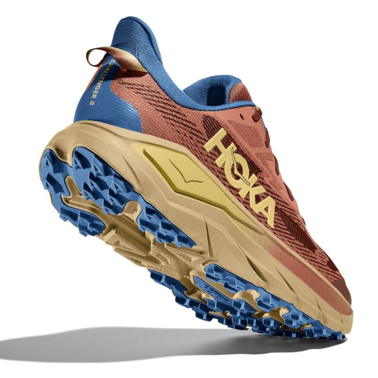 Кросівки Hoka Challenger 8 Wide M - коричнево/жовті
