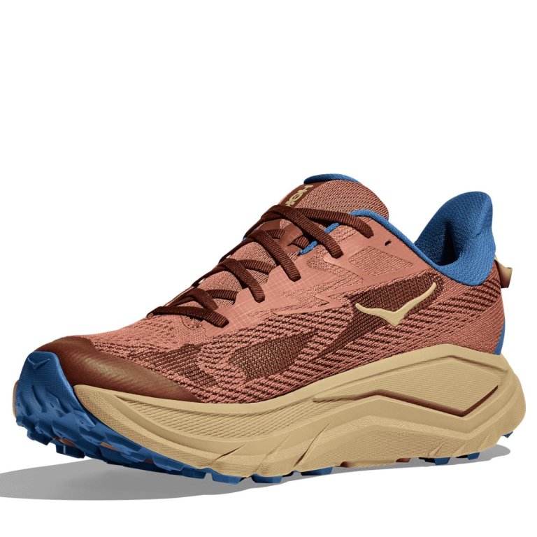 Кросівки Hoka Challenger 8 Wide M - коричнево/жовті