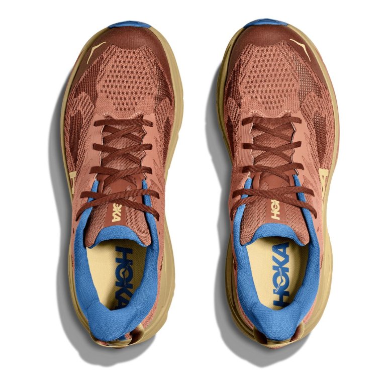 Кросівки Hoka Challenger 8 Wide M - коричнево/жовті