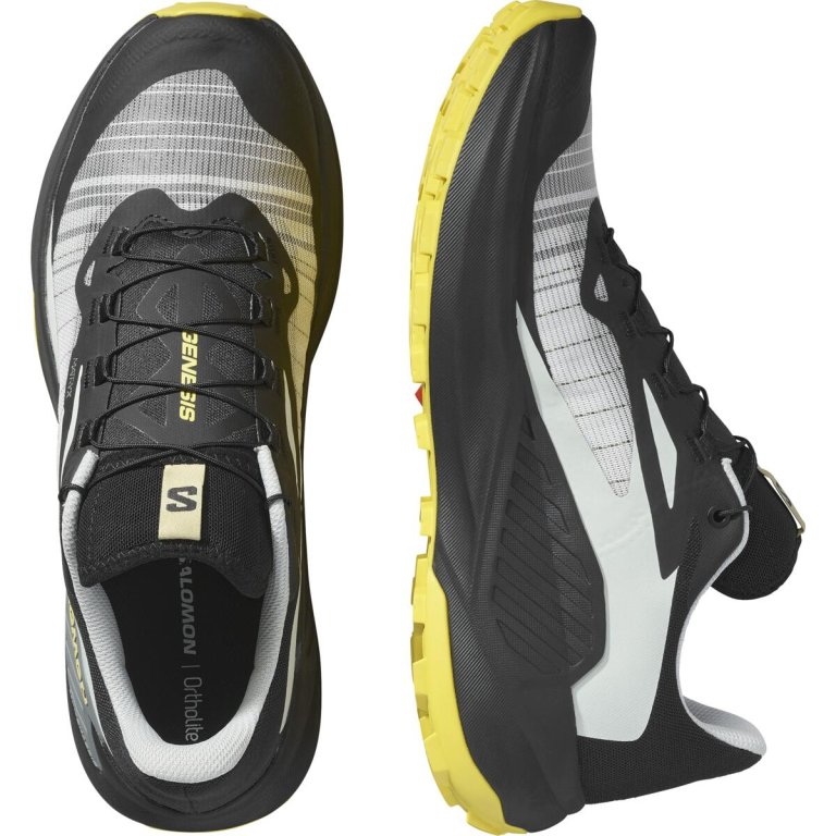 Кросівки Salomon Genesis M - біло/чорно/жовті