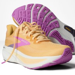Кросівки Brooks Ghost 17 W - помаранчево/сіро/рожеві
