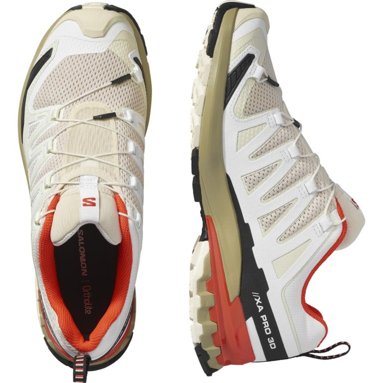 Кросівки Salomon Xa Pro 3D V9 M - бежево/червоно/чорні