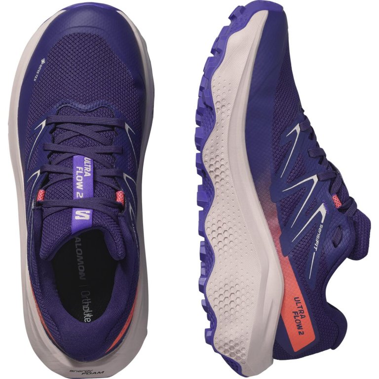 Кросівки Salomon Ultra Flow 2 GTX W - синьо/рожеві