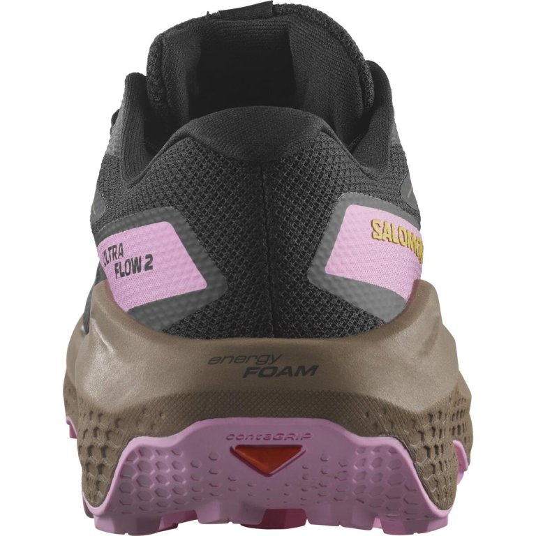 Кросівки Salomon Ultra Flow 2 GTX W - чорно/рожево/коричневі