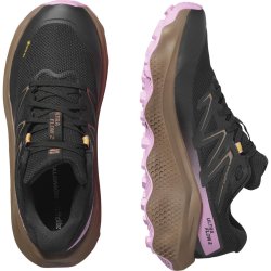 Кросівки Salomon Ultra Flow 2 GTX W - чорно/рожево/коричневі