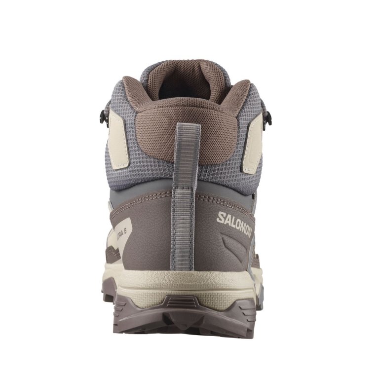 Взуття Salomon X Ultra 5 Mid GTX W - сіро/рожеві