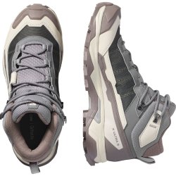 Взуття Salomon X Ultra 5 Mid GTX W - сіро/рожеві