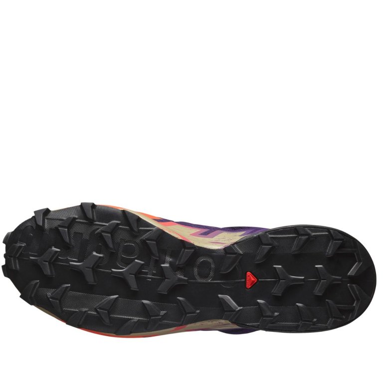 Кросівки Salomon Speedcross 6 GTX M - фіолетово/помаранчево/чорні