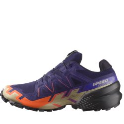 Кросівки Salomon Speedcross 6 GTX M - фіолетово/помаранчево/чорні
