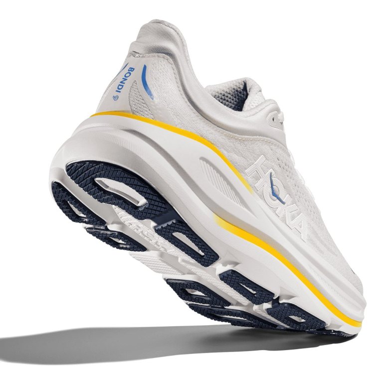 Кросівки Hoka Bondi 9 W - біло/жовті