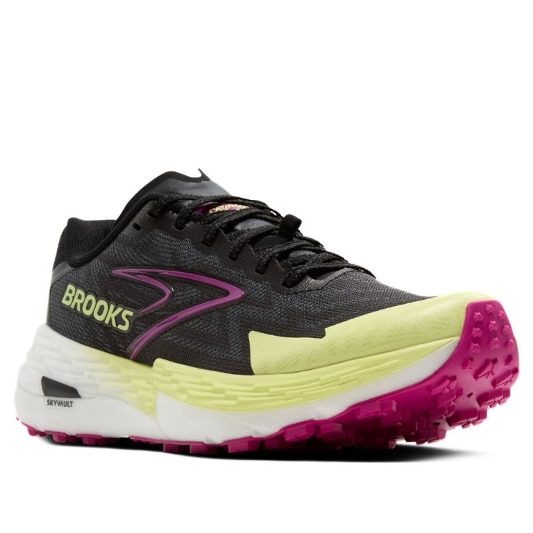 Кросівки Brooks Catamount 4 W - чорно/рожево/жовті