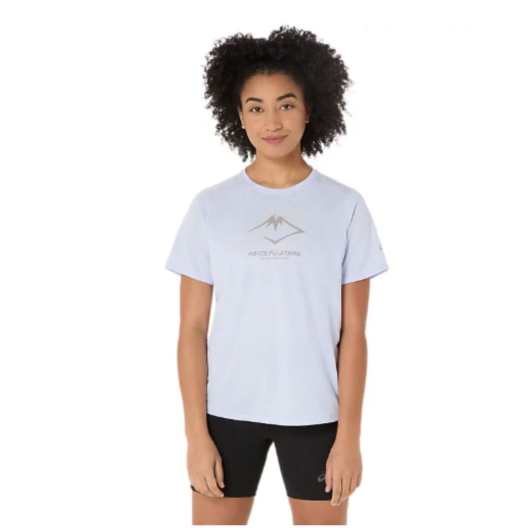 Футболка Asics Fujitrail Logo SS Top W - синя