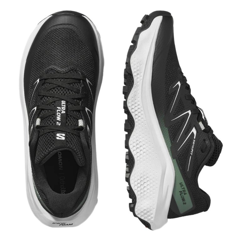 Кросівки Salomon Ultra Flow 2 M - чорно/білі/зелені