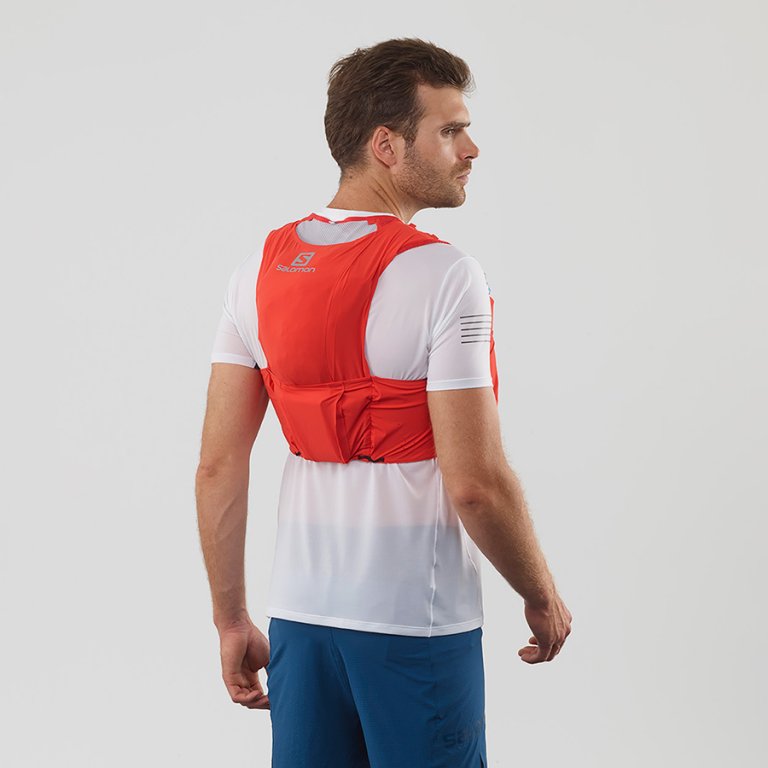 Batoh Salomon S/LAB SENSE ULTRA 8 with flasks 2020 - červená