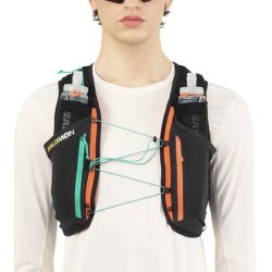 Жилет Salomon Sense Pro 6 Limited Court з пляшками - чорно/помаранчево/зелений