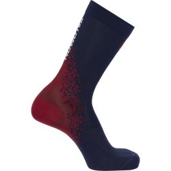 Шкарпетки Salomon Grvl Crew Socks - синьо/червоні