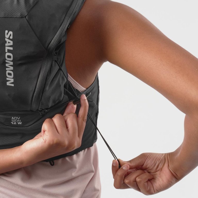 Жилет Salomon Adv Skin 12 з флягами W - чорний