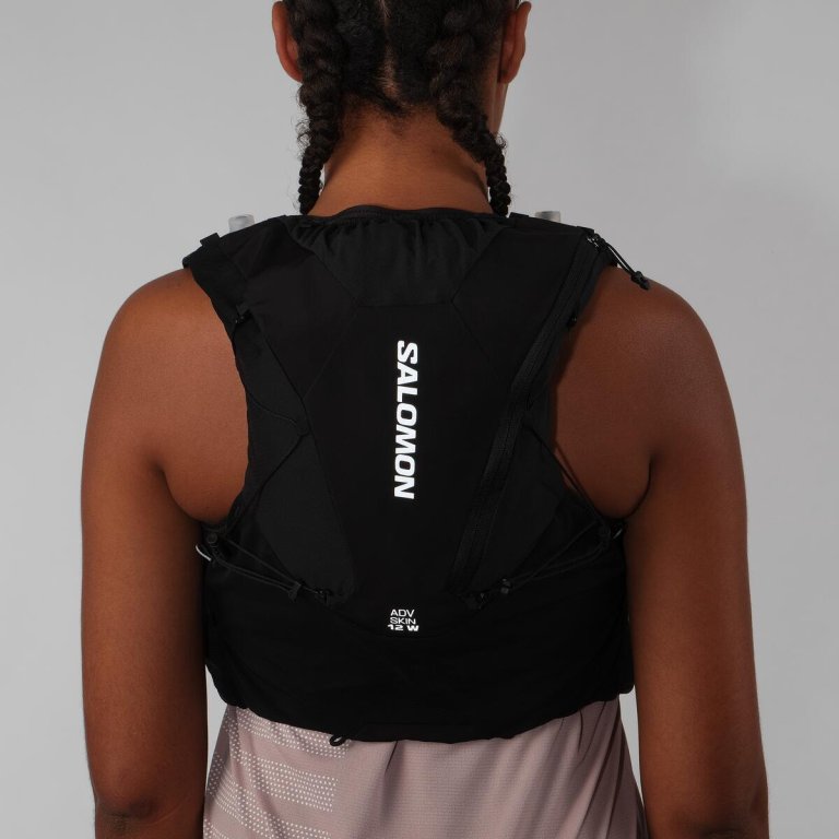 Жилет Salomon Adv Skin 12 з флягами W - чорний