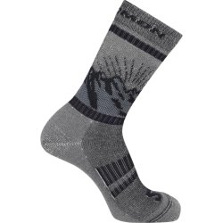 Шкарпетки Salomon Retro Wool Crew Socks - сірі