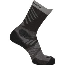 Шкарпетки Salomon Aero Crew Socks - чорно/сірі