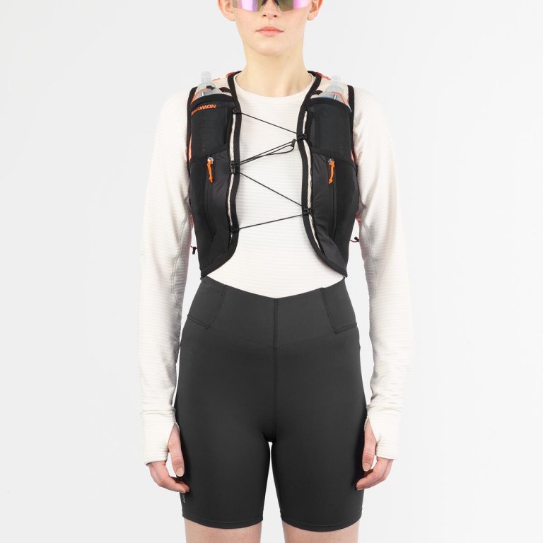 Жилет Salomon Active Skin 12 Set W - чорно/помаранчеві