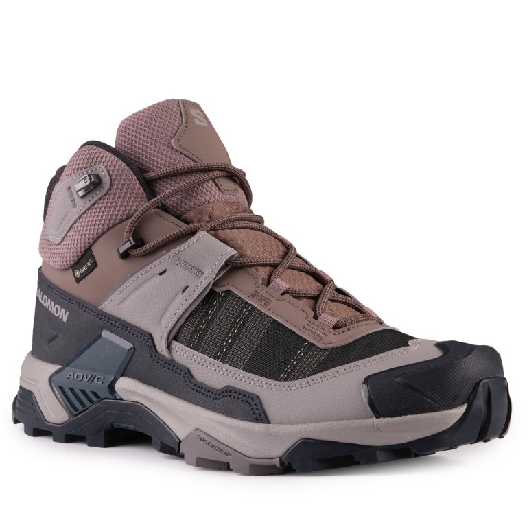 Черевики Salomon X Ultra 5 MID GTX M - коричневі