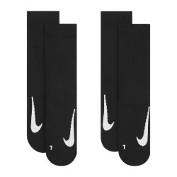 Шкарпетки Nike Multiplier Crew 2 Pack - чорні