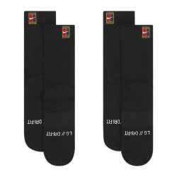 Шкарпетки Nike Multiplier Crew 2 Pack - чорні