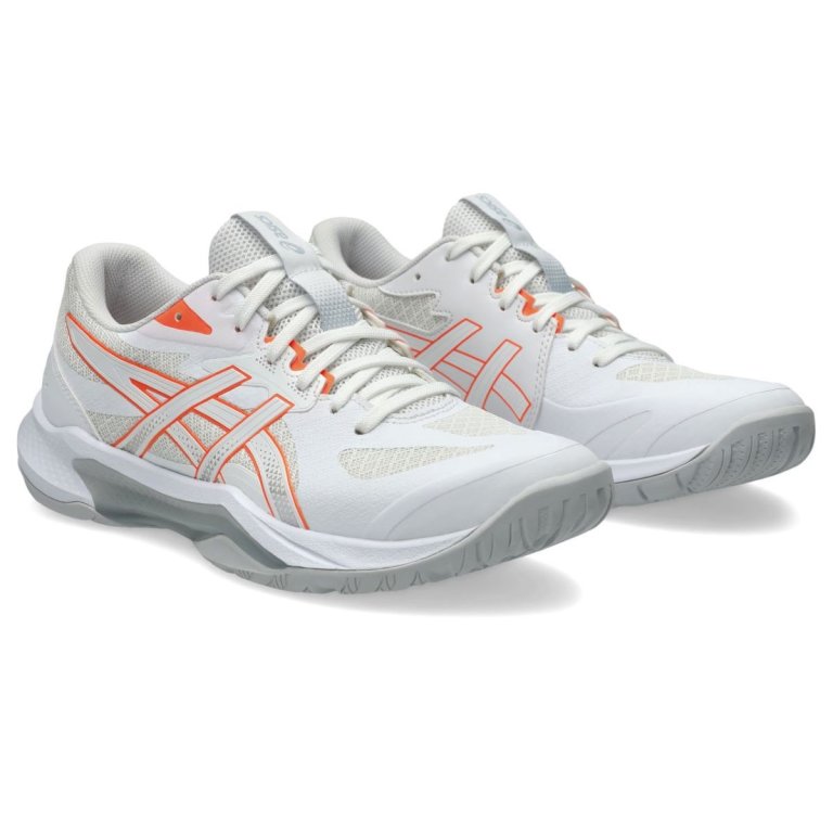 Кросівки Asics Gel-Tactic 13 W - біло/помаранчеві
