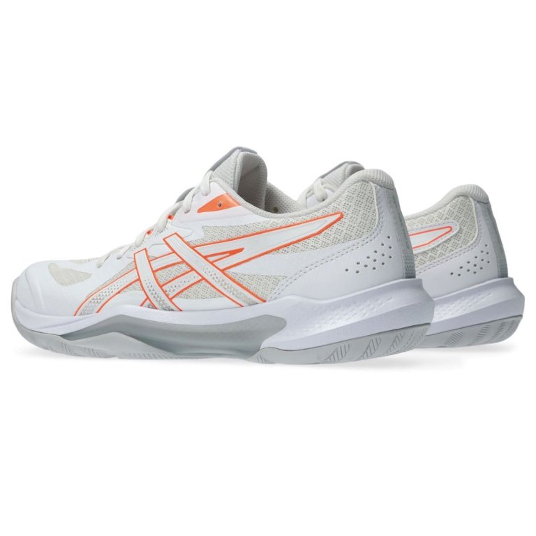 Кросівки Asics Gel-Tactic 13 W - біло/помаранчеві
