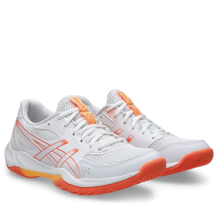 Кросівки Asics Gel-Rocket 12 W - біло/помаранчеві