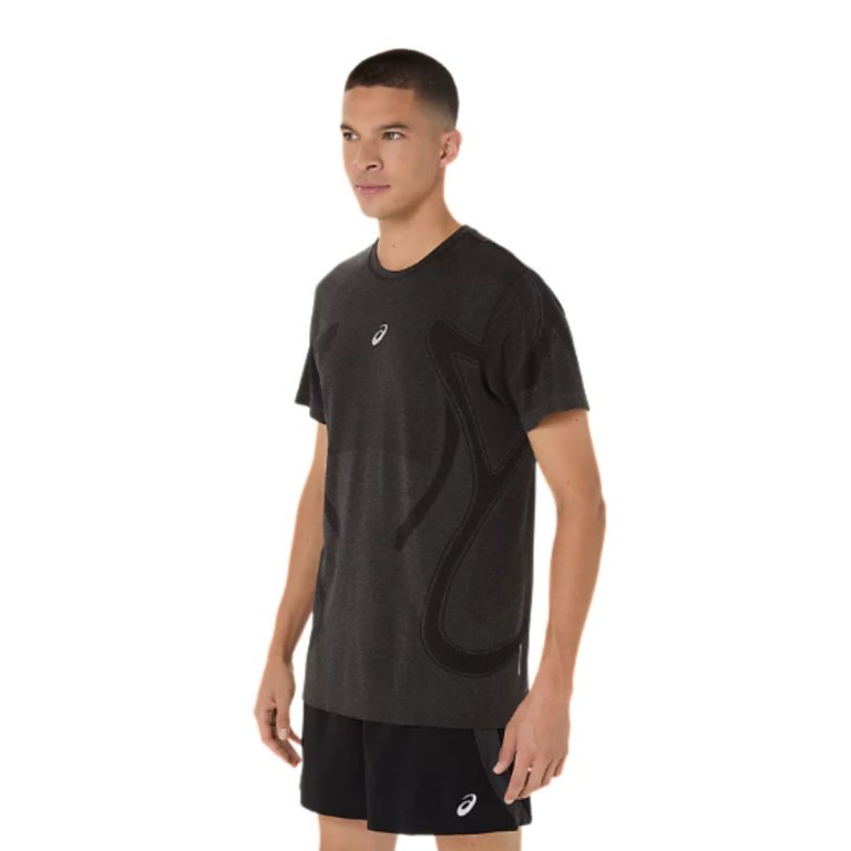 Футболка Asics Road Seamless Ss Top M - чорна
